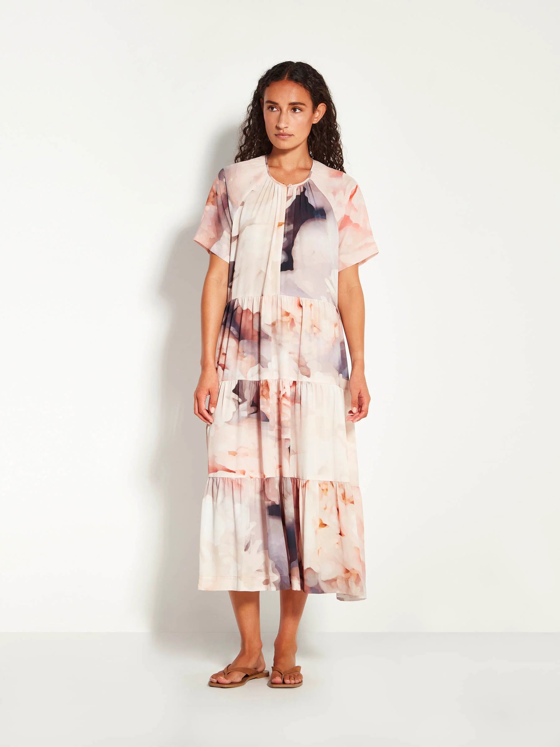 Diana Tunic Bloom Crepe