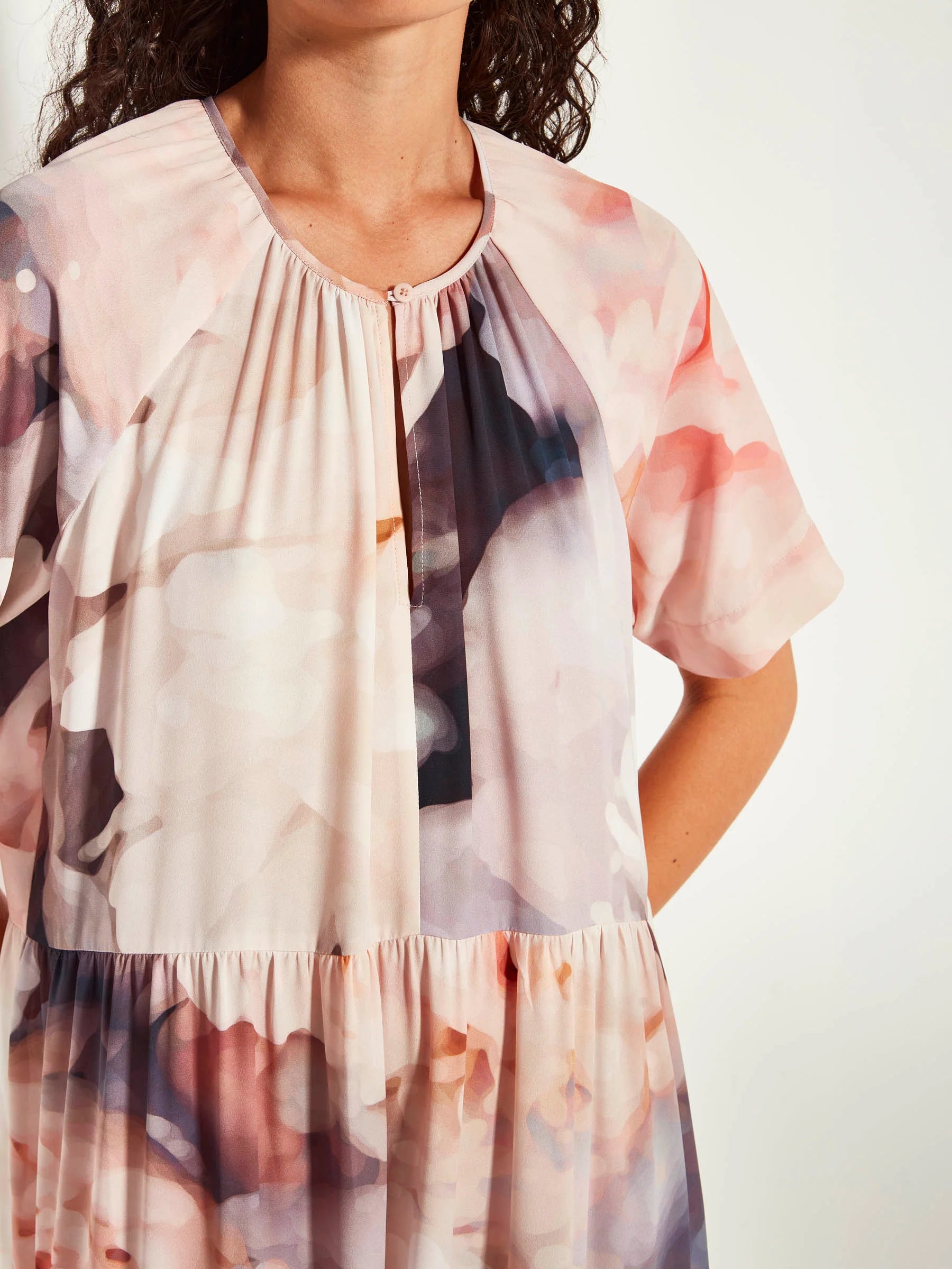 Diana Tunic Bloom Crepe