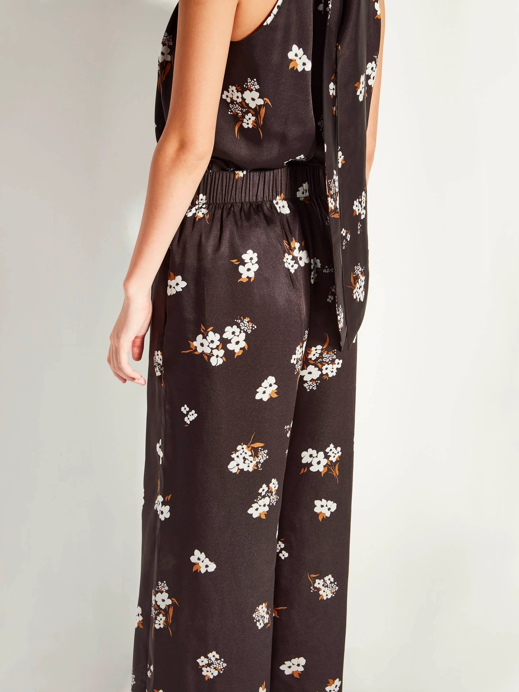 Juliette Hogan Pia Pant (Moonflower Twill) Golden