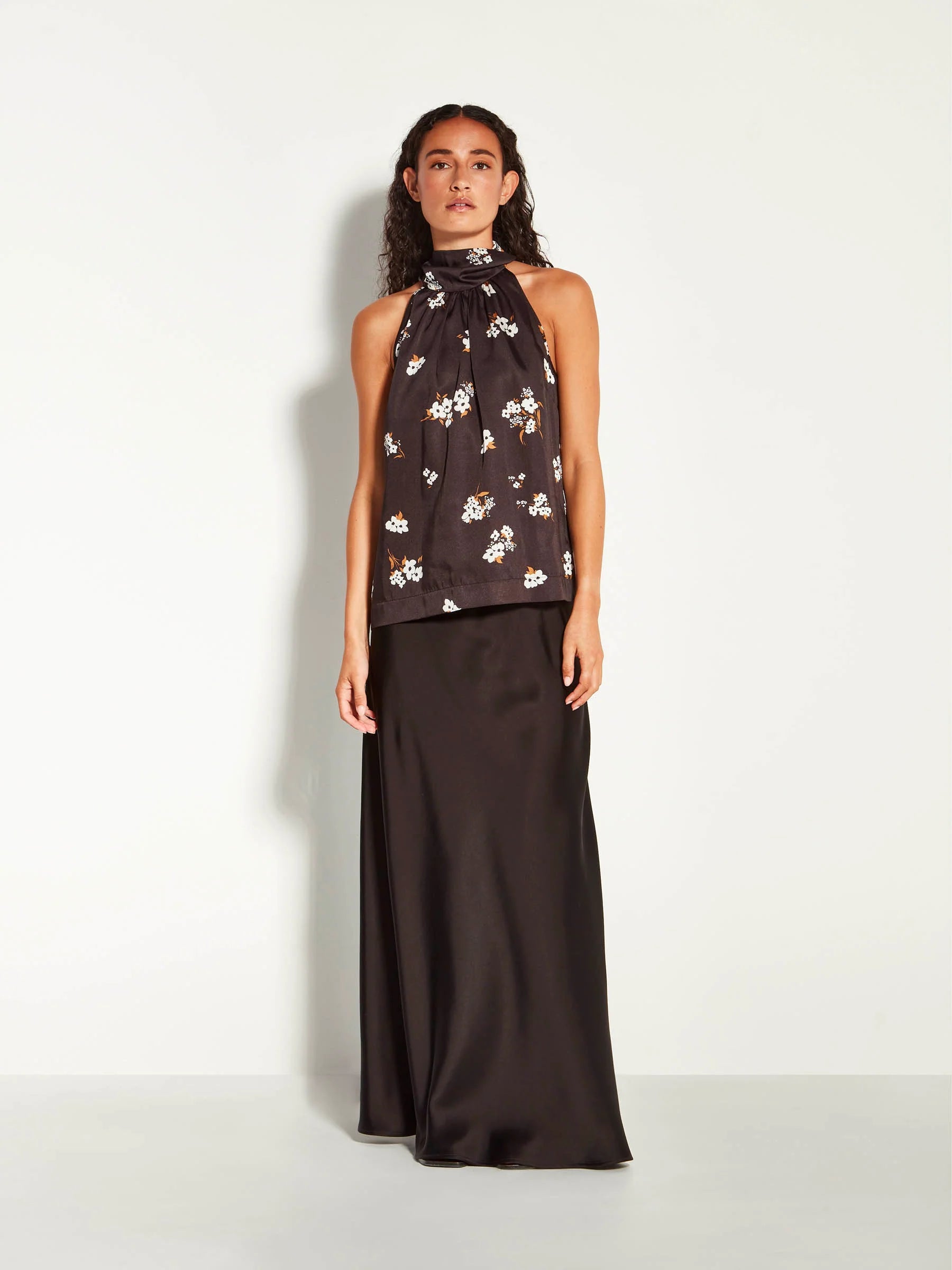 Juliette Hogan Zelda Blouse (Moonflower Twill) Golden