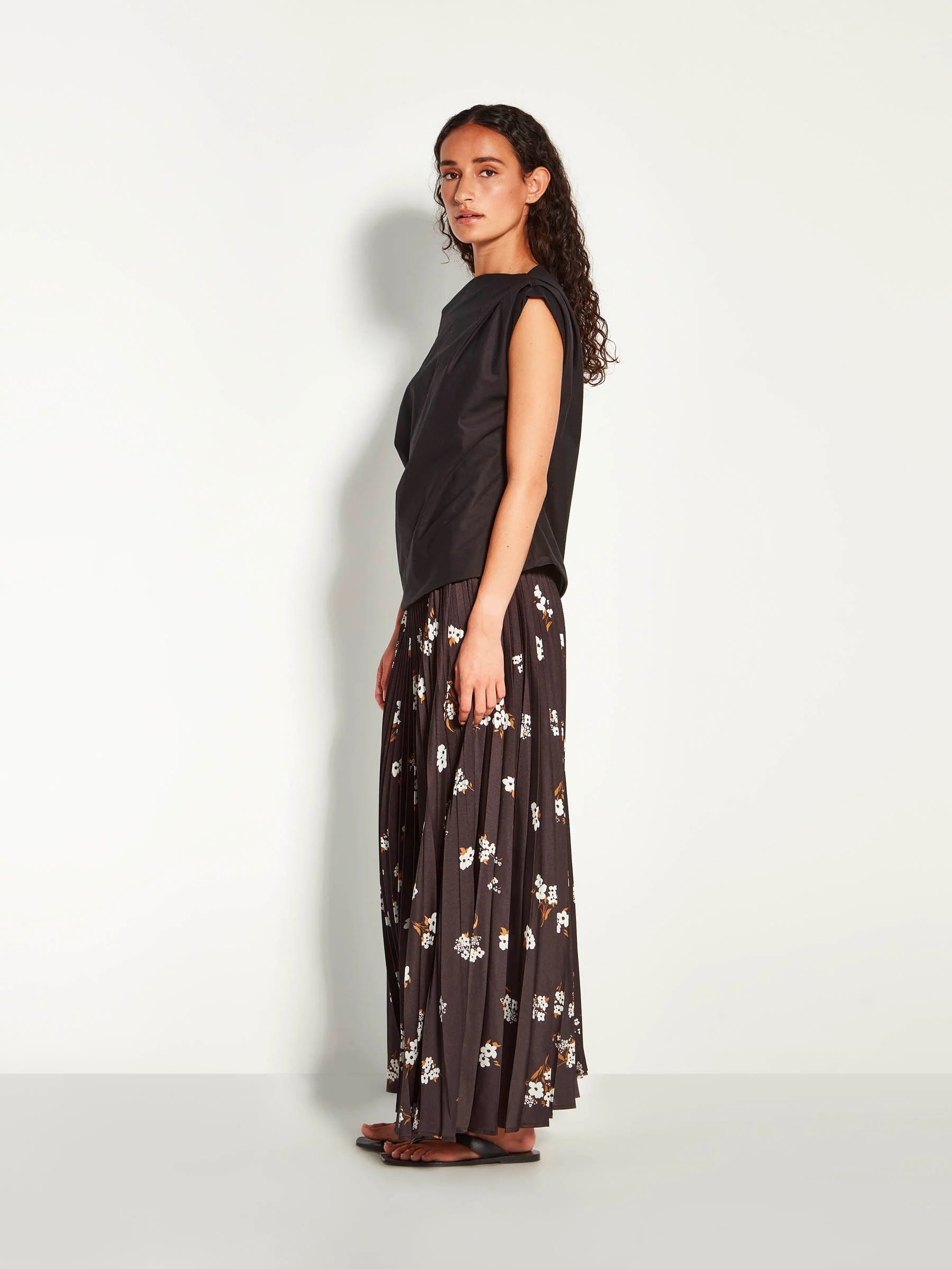 Monaco Top Resort Cotton - Black