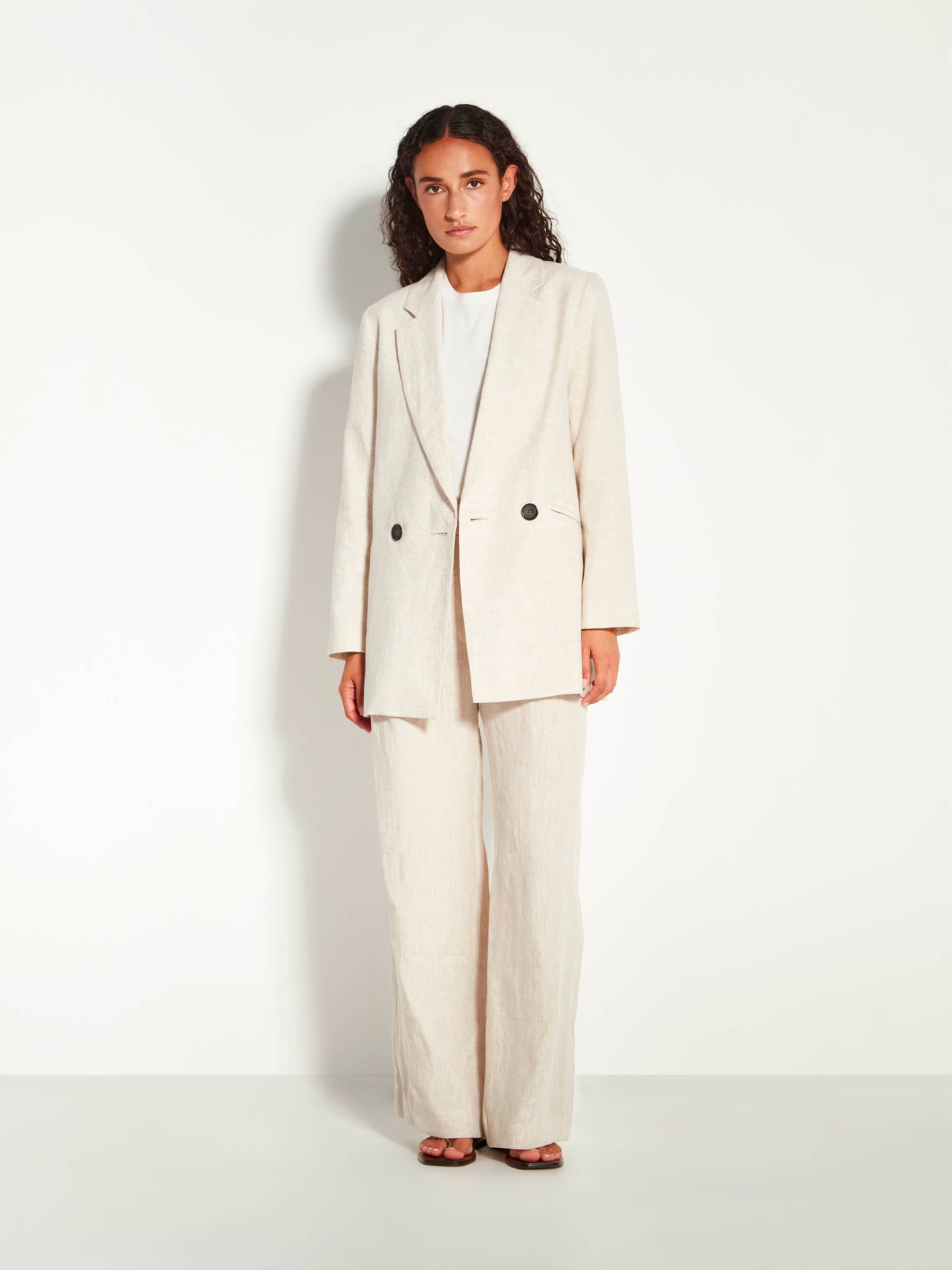 Juliette Hogan Wills Blazer - Vintage Linen