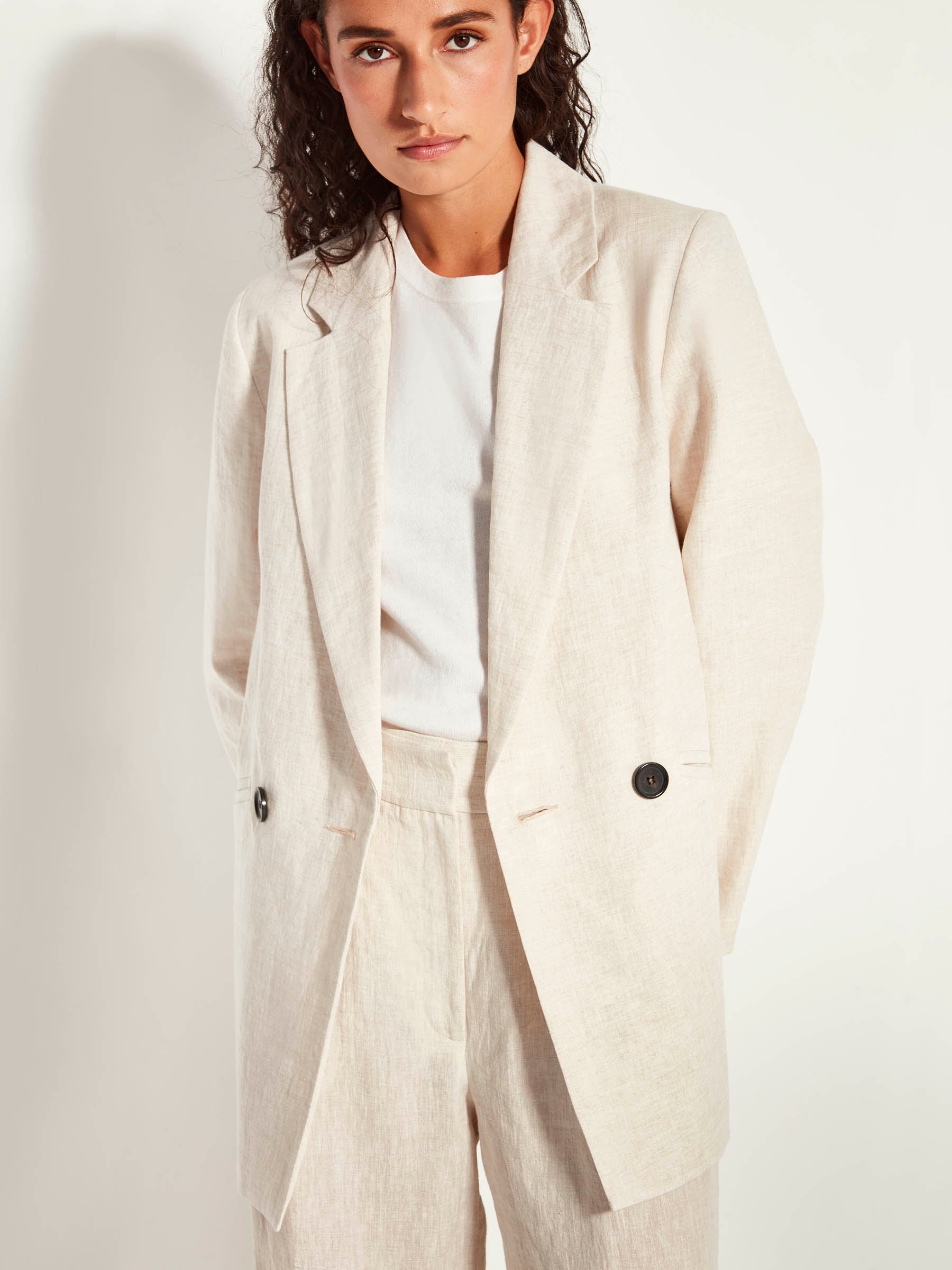 Juliette Hogan Wills Blazer - Vintage Linen