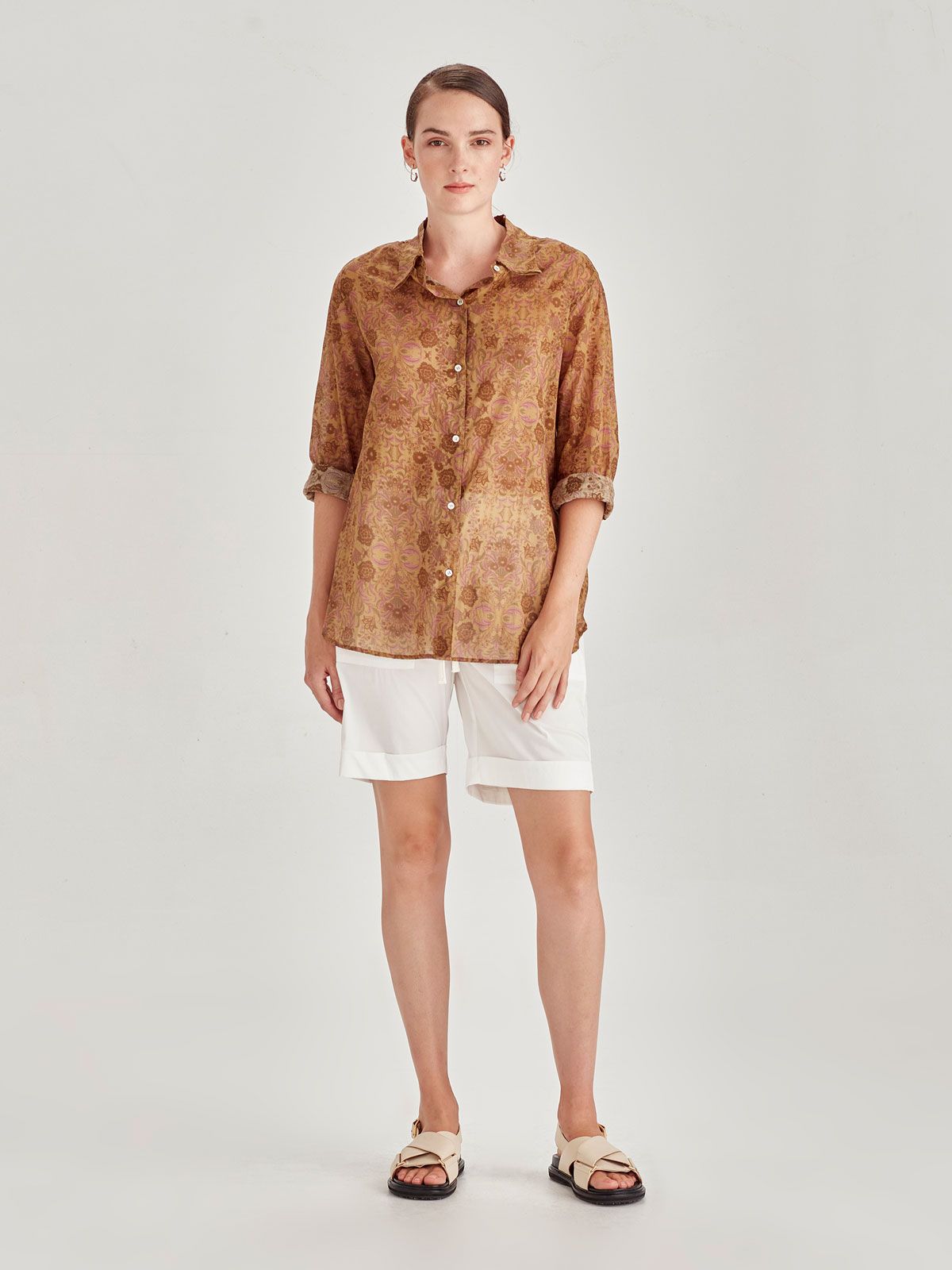 Sills Romy Shirt - Olive Floral