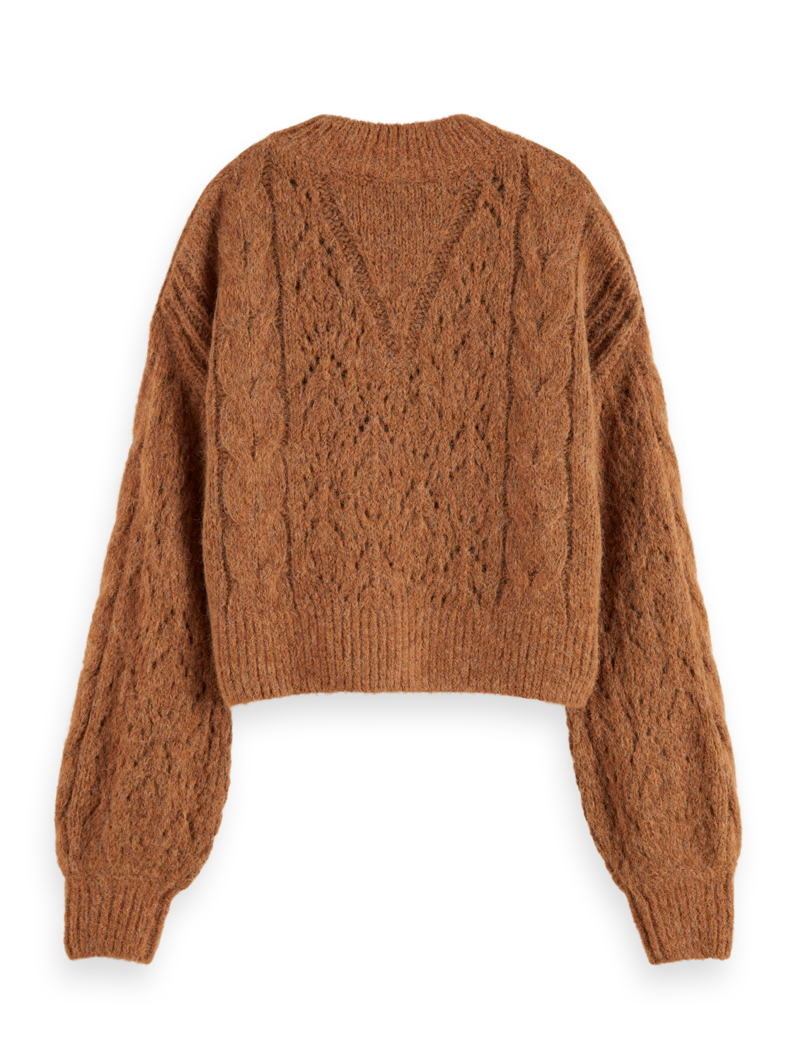 Scotch & Soda Cable knitted relaxed fit sweater