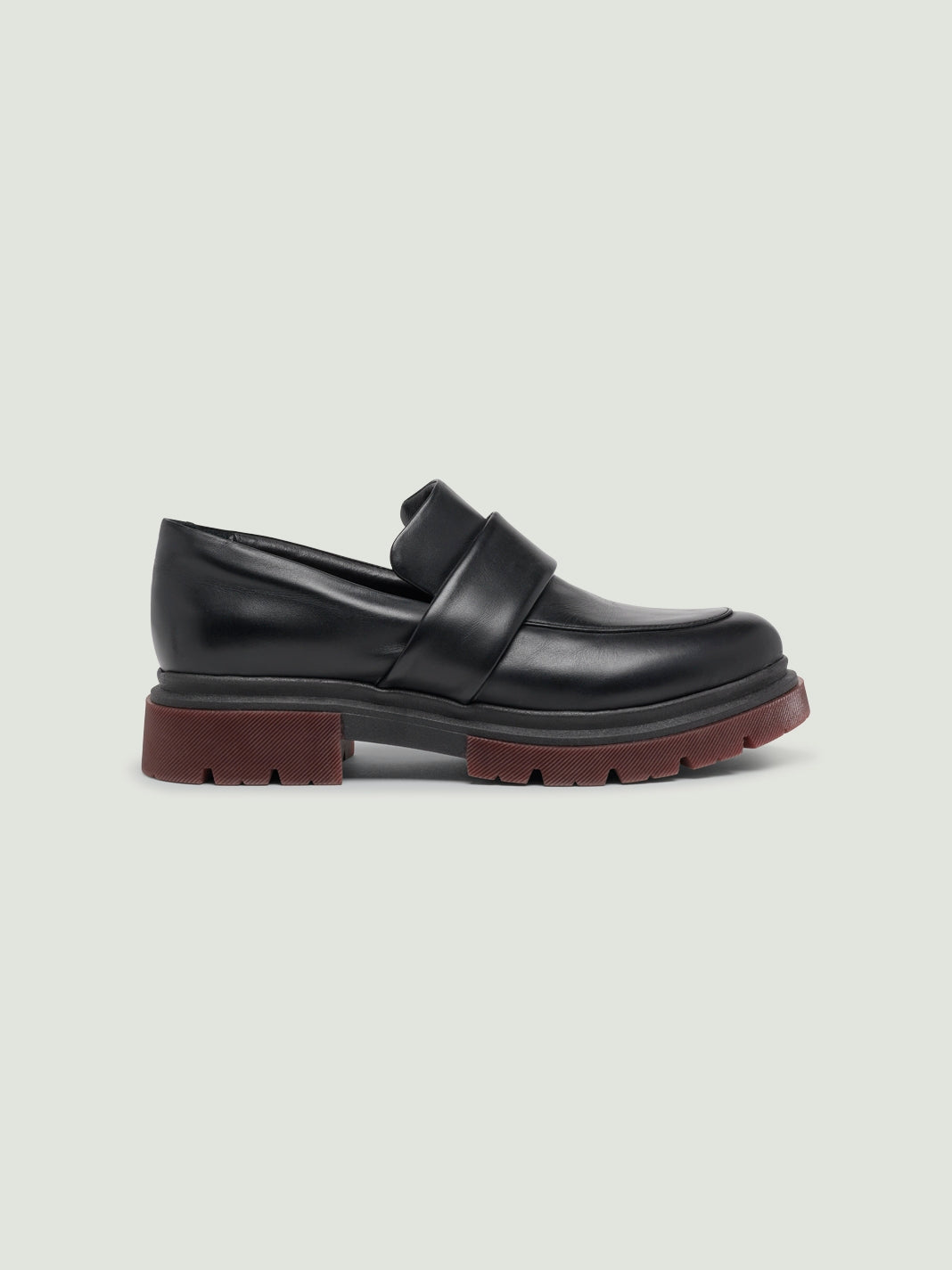 Nice Things Leather Mocassin - Black